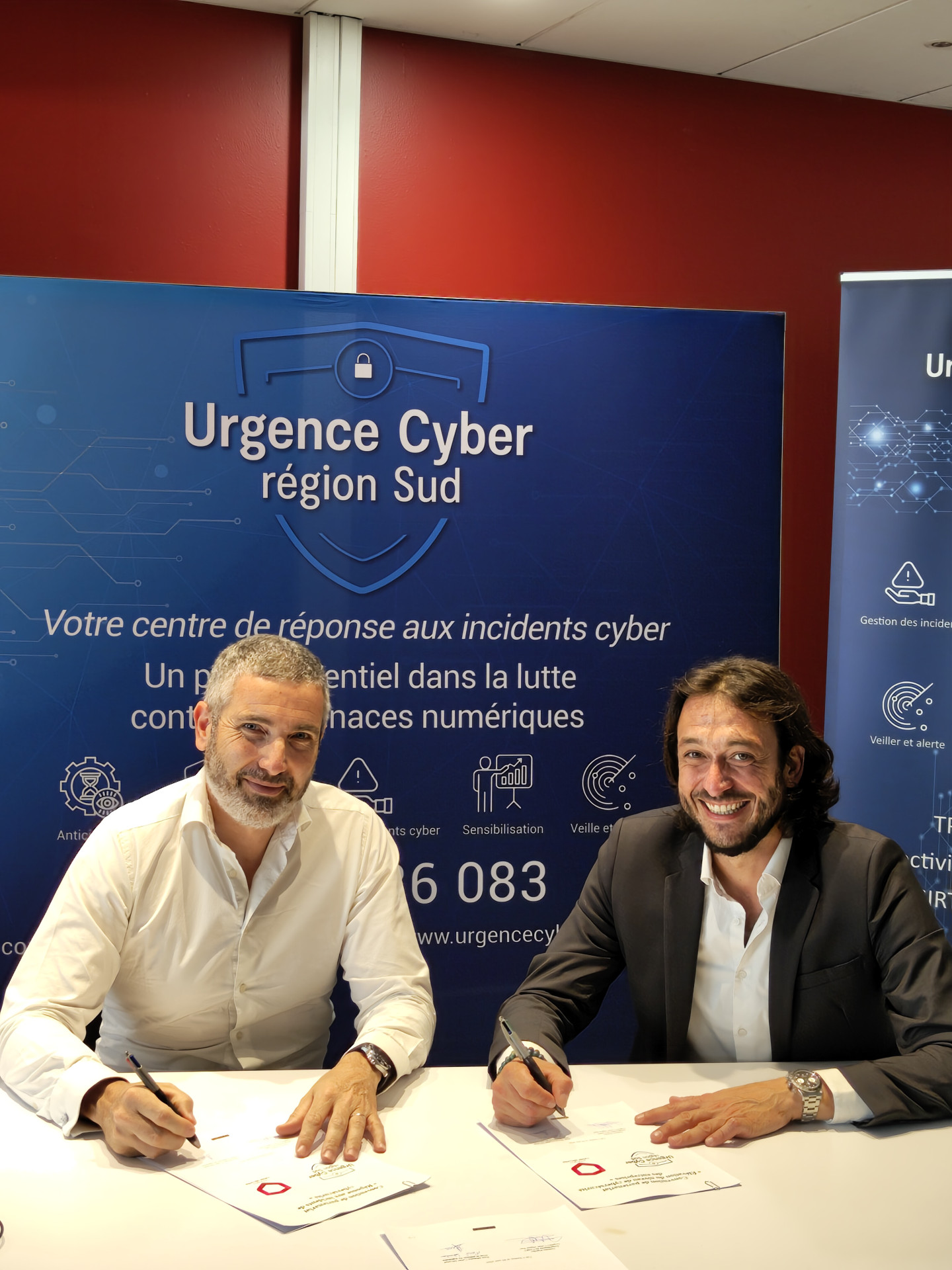 Deux conventions de partenariat signées avec le CSIRT Urgence Cyber Région Sud
